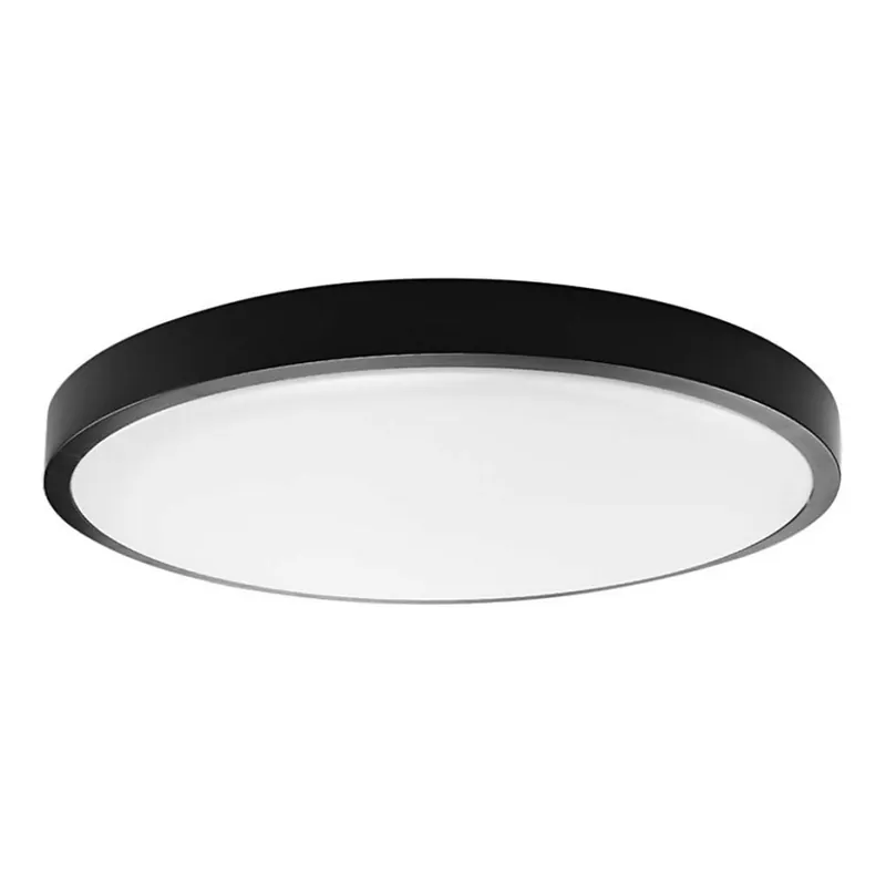 Víkendová Akce LED Koupelnové stropní svítidlo LED/18W/230V 3000K IP44 pr. 25 cm černá