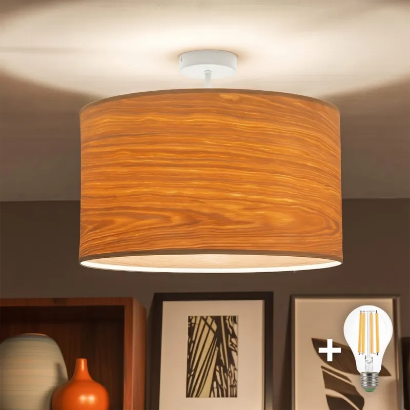 Brilagi - LED Přisazený lustr CERIA 1xE27/60W/230V pr. 45 cm bílá/béžová Nejprodávanější