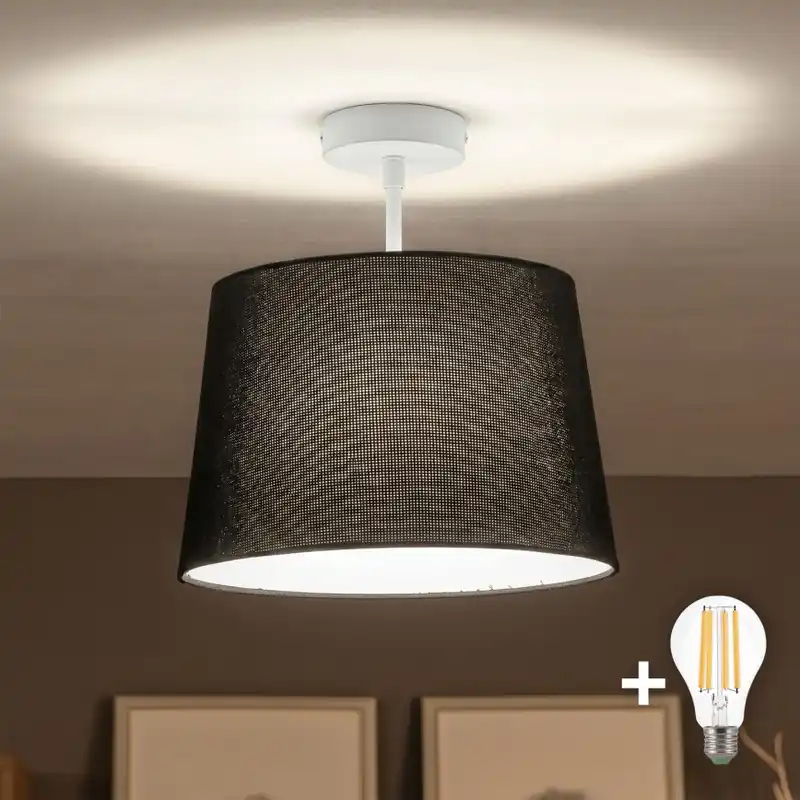 Brilagi - LED Přisazený lustr CERIA 1xE27/60W/230V pr. 30 cm bílá/černá Nejlepší Cena