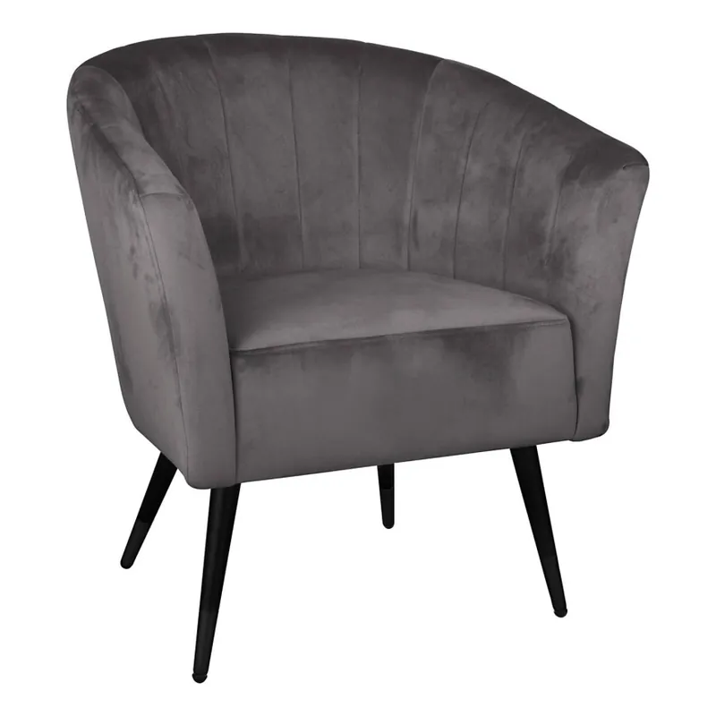 Eglo 424946 - Křeslo AMPAHA 78x70 cm šedá Must-Have