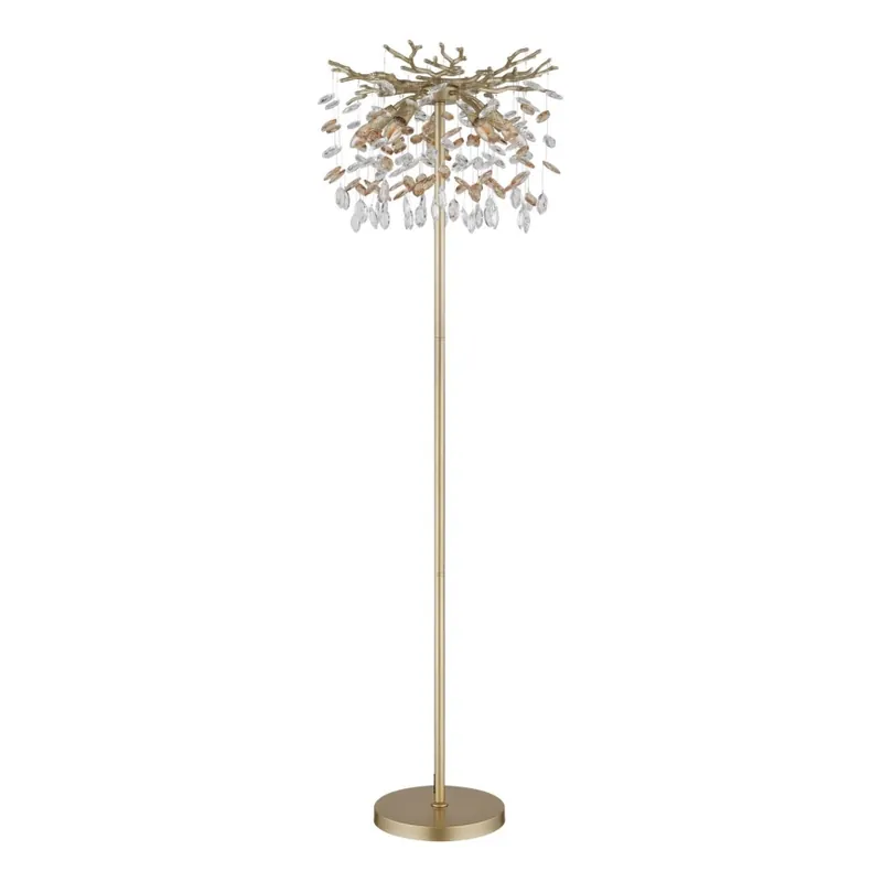 Must-Have Globo - Stojací lampa 5xE14/40W/230V zlatá
