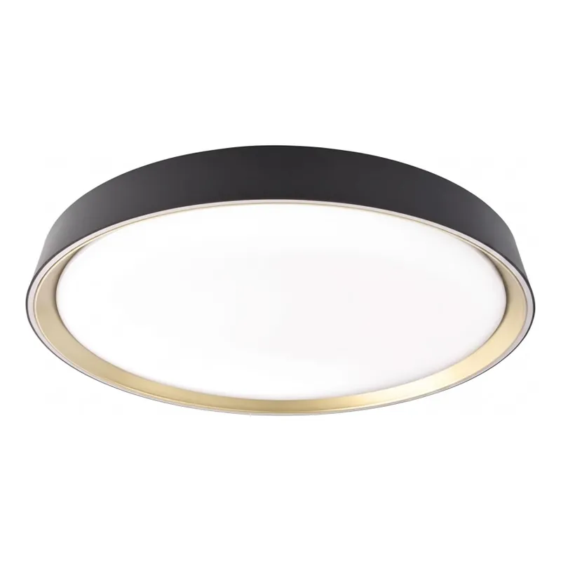 LED Stmívatelné stropní svítidlo ILVI LED/45W/230V 2700-6500K pr. 50 cm černá/mosaz + dálkové ovládání Ověřený