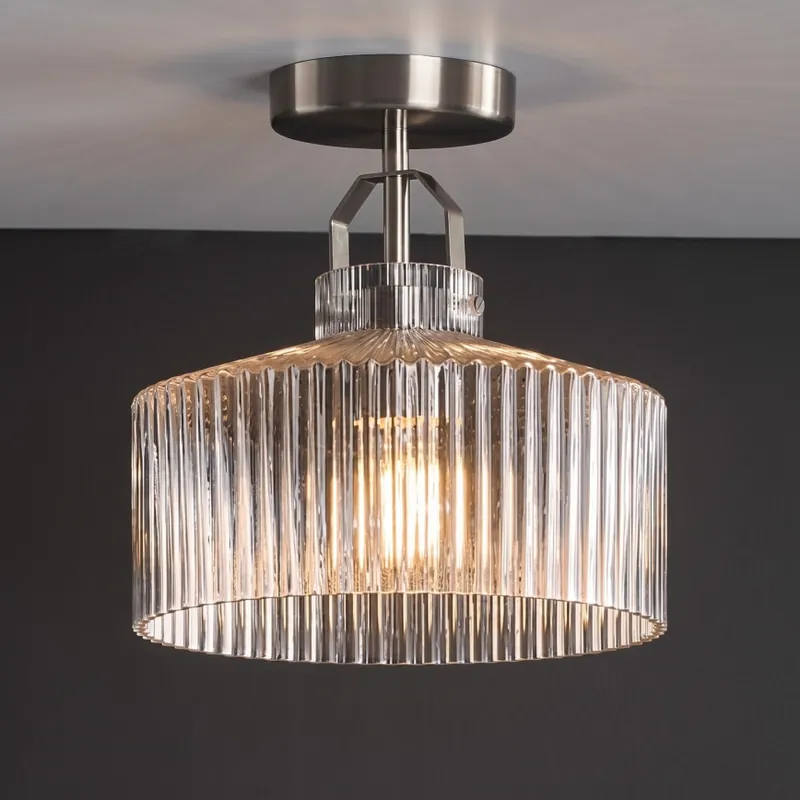 Top Prodej Där Lighting LEN4846 - Přisazený lustr LENKA 1xE27/60W/230V matný chrom