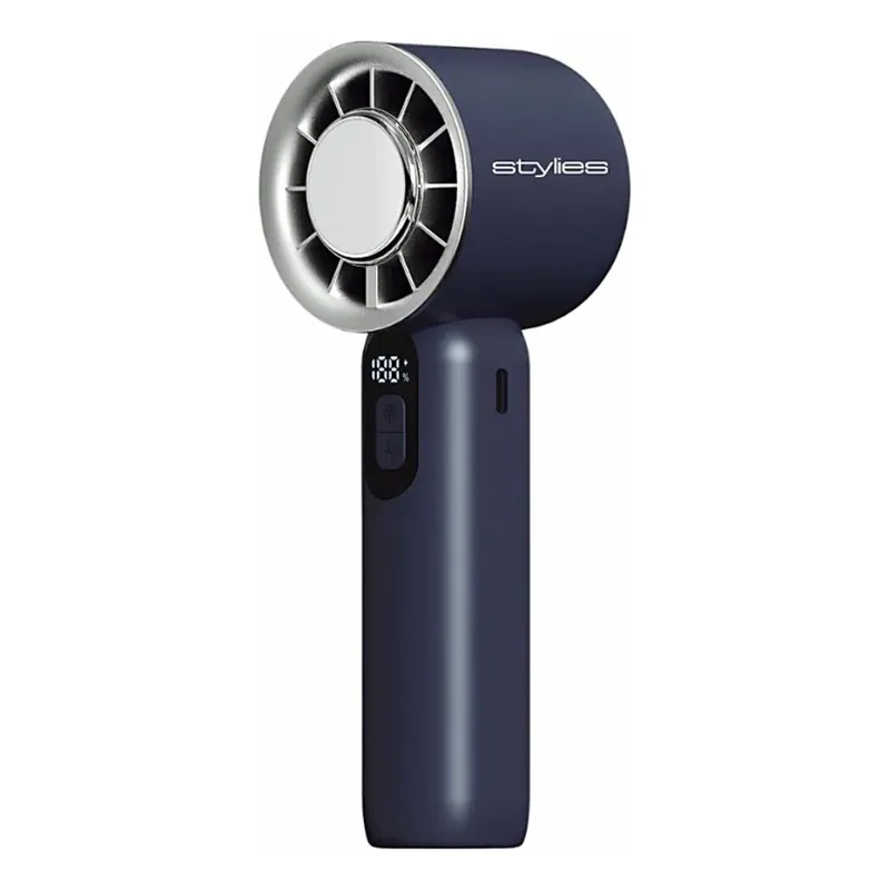 Stylies - Nabíjecí ruční ventilátor LACERTI 8W/5V 3000 mAh modrá Nízká Cena