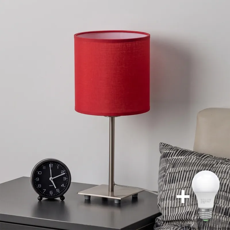 Brilagi - LED Stolní lampa NUBILA 1xE27/60W/230V červená Levný
