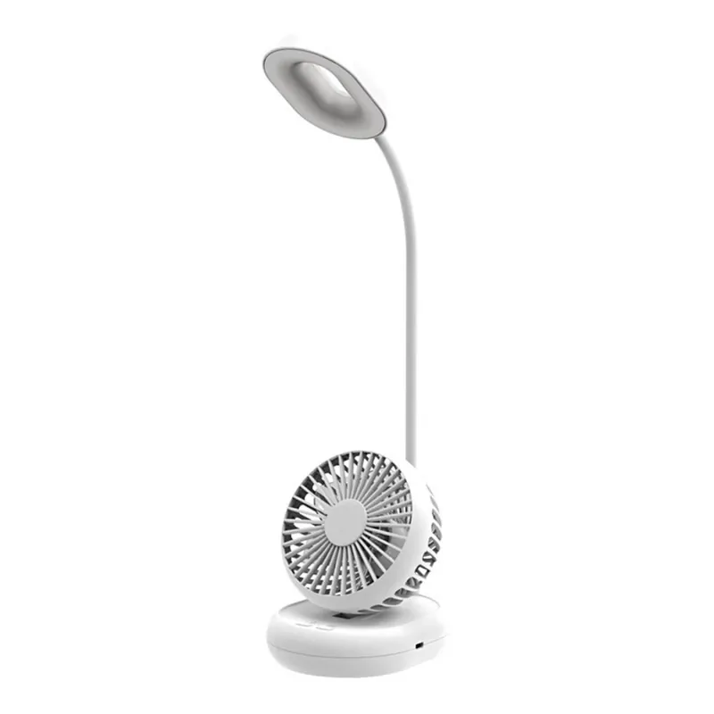 Kup Teď LED Stmívatelná stolní lampa s ventilátorem LED/2W/5V 6000-8000K 2000 mAh