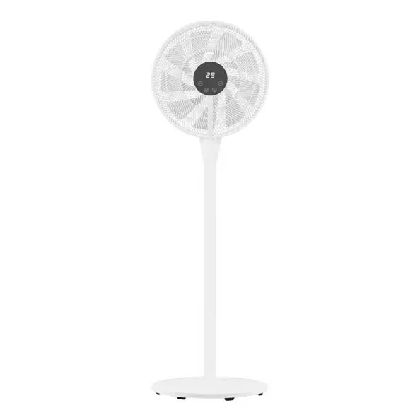 Značkový Stojanový ventilátor 25W/230V 130 cm bílá + dálkové ovládání