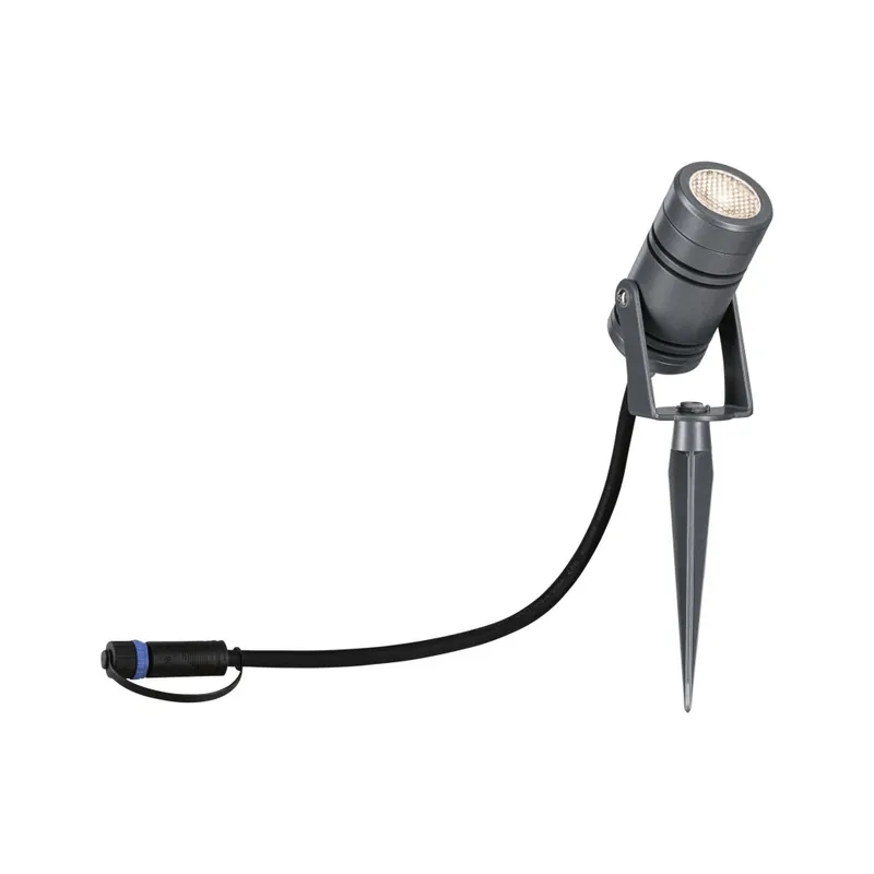 Paulmann Plug&Shine Radon zahradní reflektor LED 11W 3000K, šedá, IP65 Odeslání Ihned