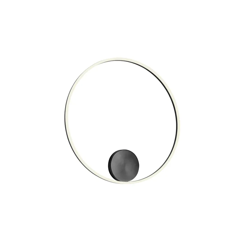 Akce Redo Orbit direct, nástěnné/stropní kruhové svítidlo, 55W LED 3000K DALI, černá, prům. 80cm
