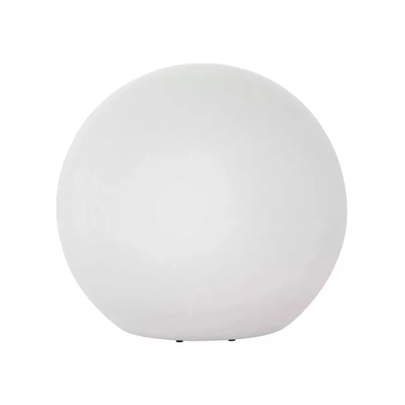 Novinka Redo Baloo, venkovní koule z bílého polyethylénu, kabel 3m s vidlicí 1xE27 max 23W, průměr 38cm, IP65
