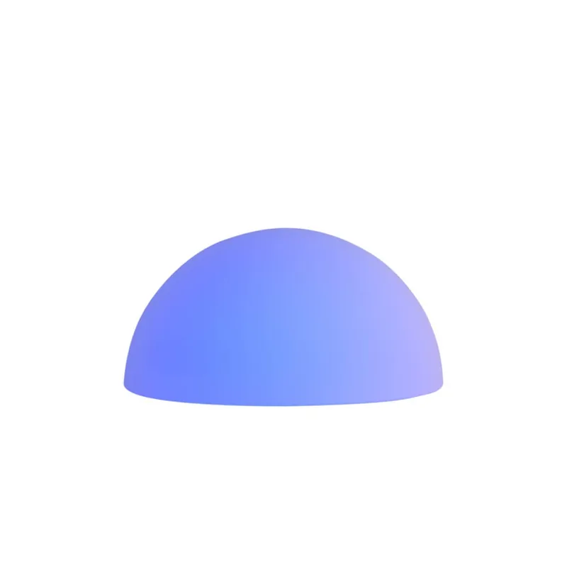 Ověřený Redo Blob, dekorativní venkovní polokoule s dálkovým ovladačem, LED 3W RGB, bílý polyethylén, kabel 2m s vidlicí, průměr 38cm, IP65