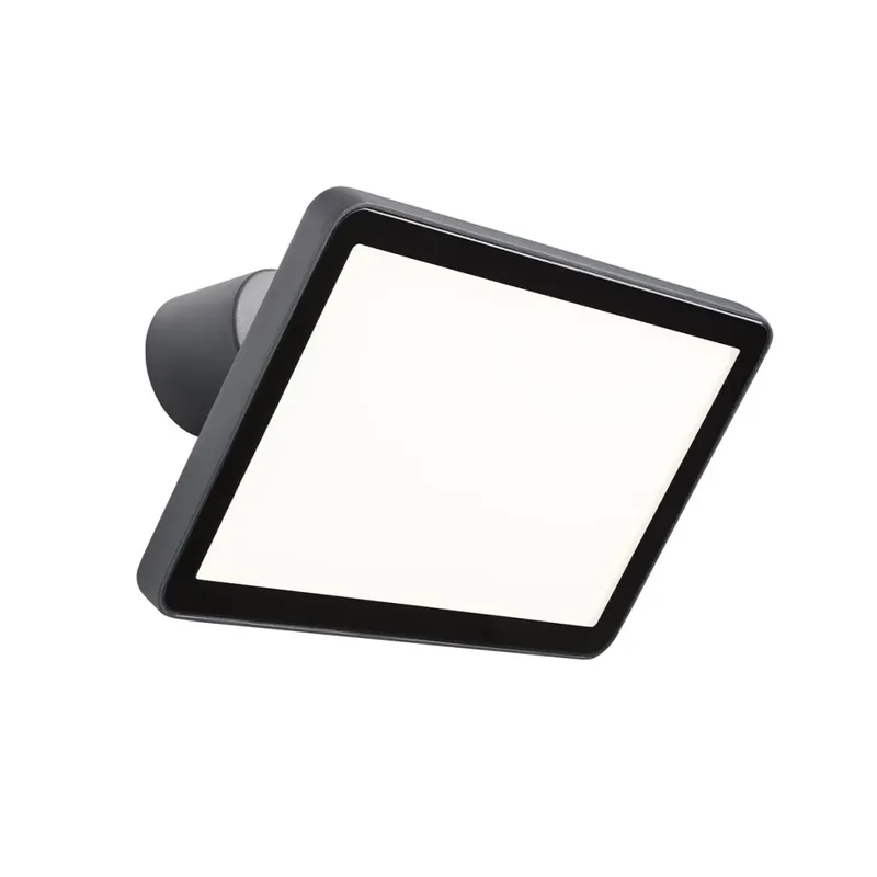 Časově Omezené Redo Flux, tmavě šedý venkovní reflektor LED 50W 3000K, 30,5 x 19,5 cm