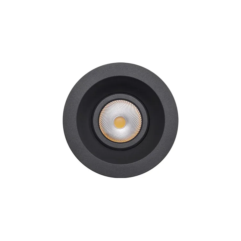 Bezpečná Platba Redo Xeno, venkovní zápustné svítidlo LED 10W 4000K, antracit, průměr 11,5cm, IP65