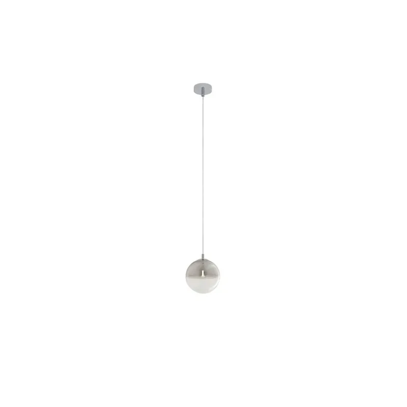 Redo Berry, závěsné svítidlo z chromového a kouřového skla, 1x28W G9, průměr 15cm Pouze Dnes