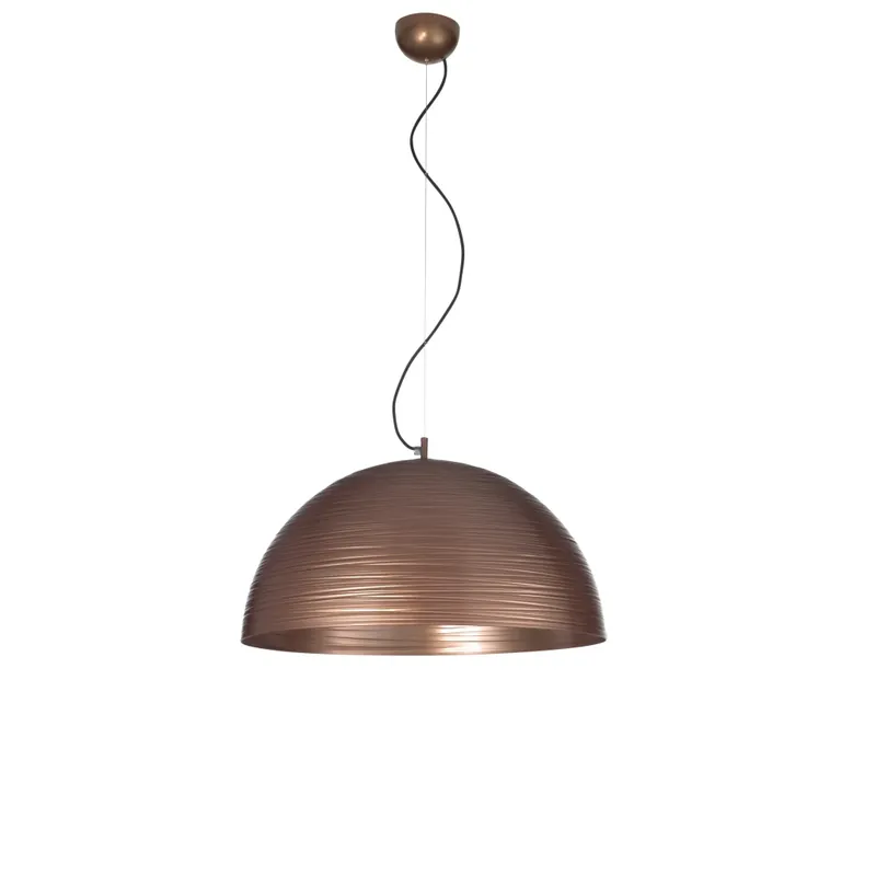 Kup Teď Metal Lux Chiara, závěsné svítidlo 1xE27, bronzová, průměr 50cm