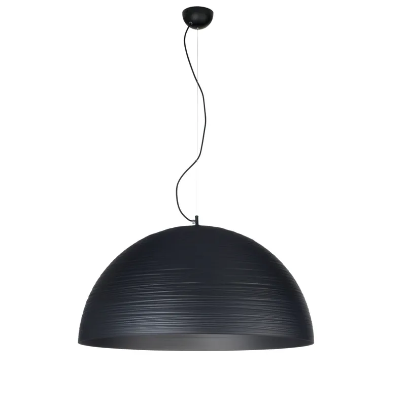 Vrácení Zdarma Metal Lux Chiara, závěsné svítidlo 3xE27, černá, průměr 100cm