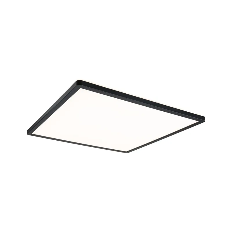 Paulmann Atria Shine, černé stropní LED svítidlo s korónou, 22W LED 3000K tříkrokové stmívání, 42x42cm Akční Cena