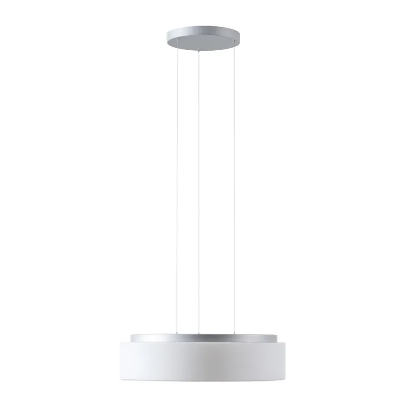 Osmont Eris LE4, závěsné svítidlo z triplexového skla se stříbrným závěsem, LED 47W 3000K, IP40, prům. 54 cm Bezpečná Platba