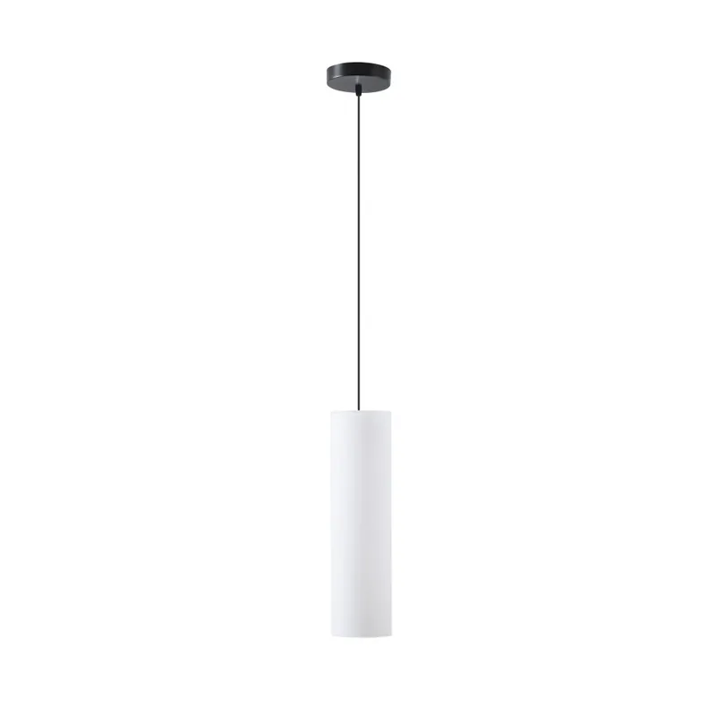 Bezpečná Platba Osmont Kuma S2, závěsné svítidlo z triplexového skla s černým závěsem, 1xE27 40W, IP20, prům.12cm, výška 42cm