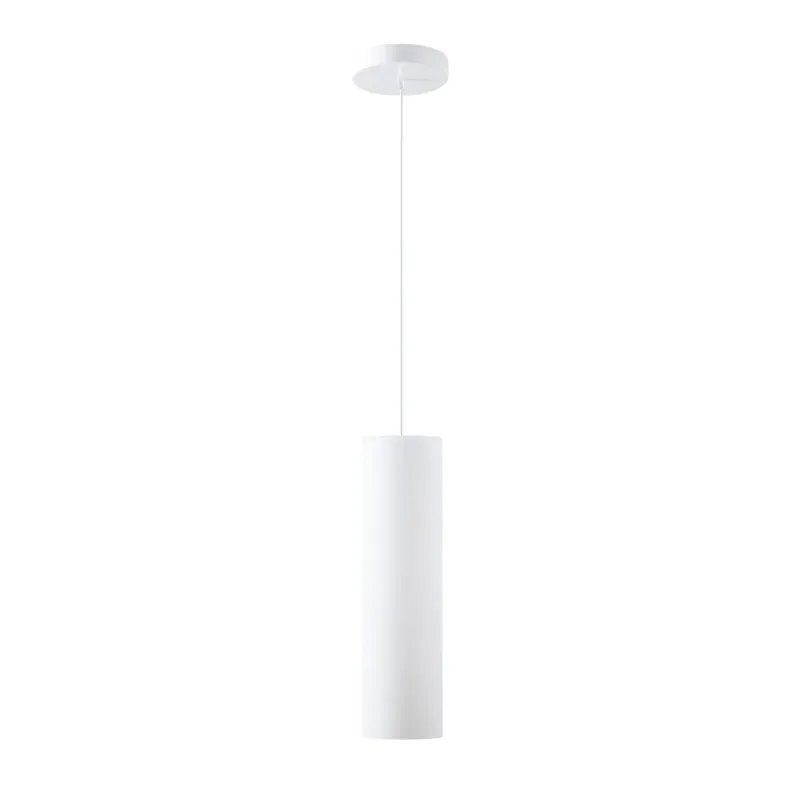 Nakupujte Hned Osmont Kuma S3, závěsné svítidlo z triplexového skla s bílým závěsem, LED 65W 4000K, IP20, prům.15cm, výška 55cm