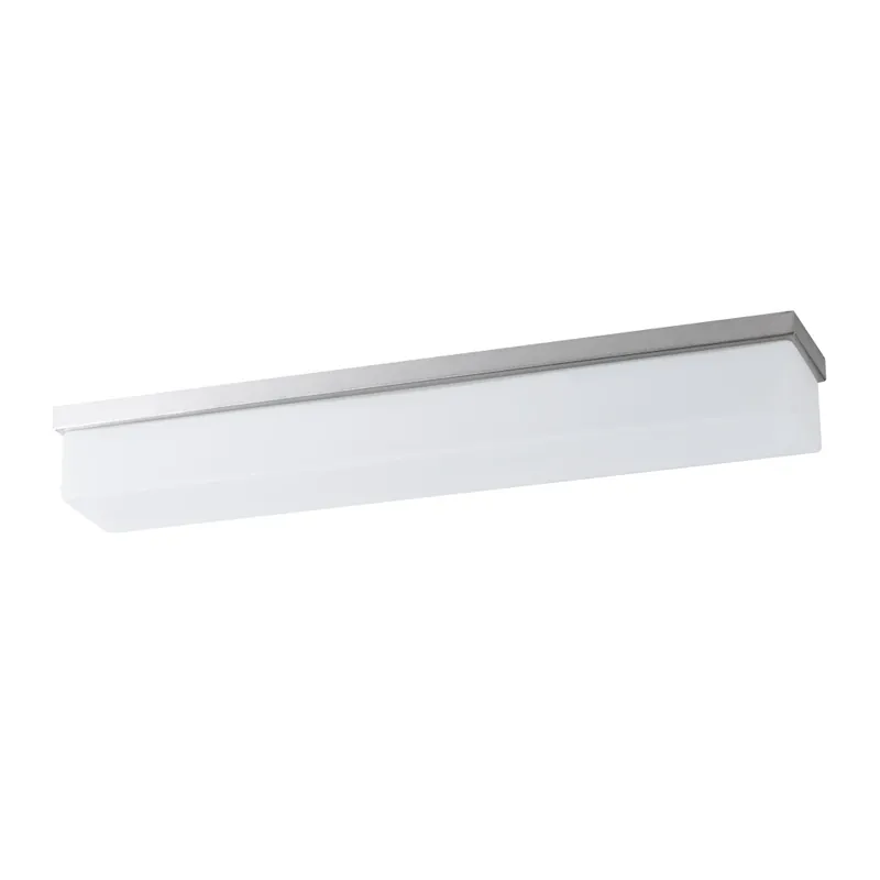 Dokud Zásoby Vydrží Osmont Sylvia D2, nástěnné svítidlo nad zrcadlo do koupelny s dekorativním límcem broušená nerez, LED 18W 4000K, IP44, délka 62cm