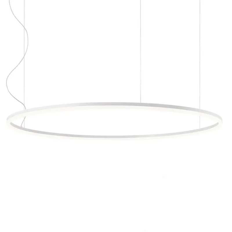 Redo Orbit direct, závěsné kruhové svítidlo, 76W LED 3000K stmívatelné TRIAC, bílá, prům. 120cm Must-Have