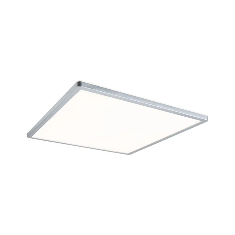 Paulmann Atria Shine, matně chromové stropní LED svítidlo s korónou, 22W LED 3000K tříkrokové stmívání, 42x42cm Koupit Online