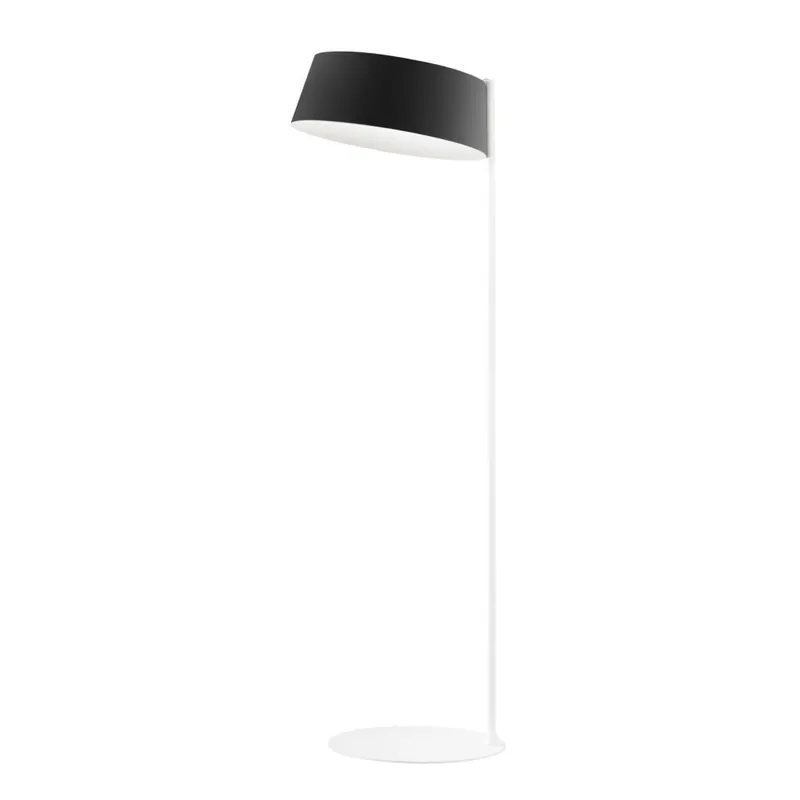 Stilnovo Oxygen_FL2, černá stojací lampa se stmívačem, 36W LED 3000K, výška 194cm Autentický