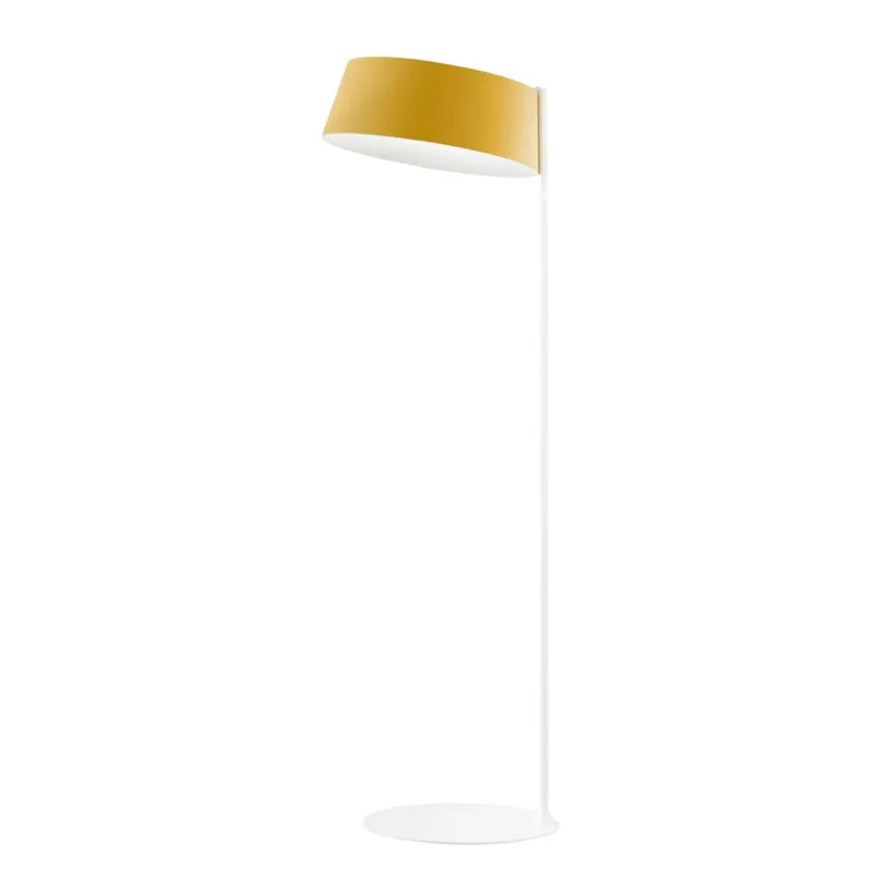 Stilnovo Oxygen_FL2, žlutá stojací lampa se stmívačem, 36W LED 3000K, výška 194cm Cenová Bomba