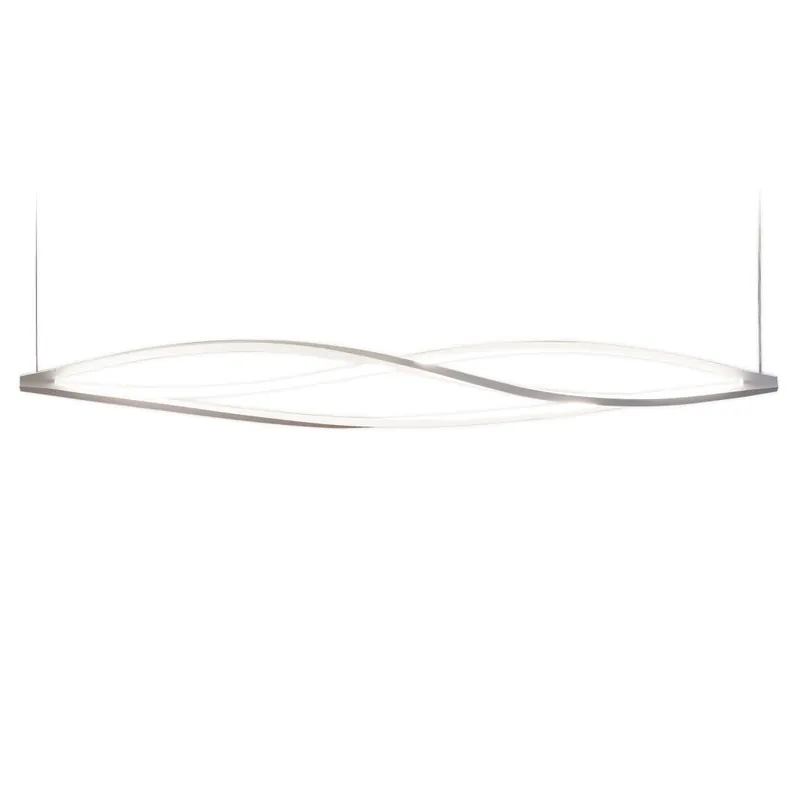 Nejprodávanější Nemo In The Wind horizontal, bílé závěsné svítidlo, LED 58W 3000K, délka 183cm