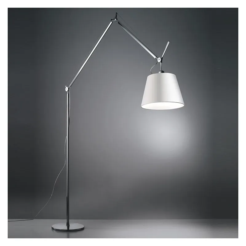 Výhodná Nabídka Artemide Tolomeo Mega Terra 42, designová stojací lampa se stmívačem pro 1x21W LED E27, saténové stínítko, max 334cm
