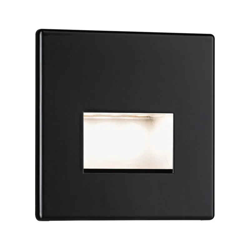 Pouze Dnes Paulmann Edge Quadro, svítidlo do stěny, 1x1,1W LED 2700K, matná černá, 8x8cm