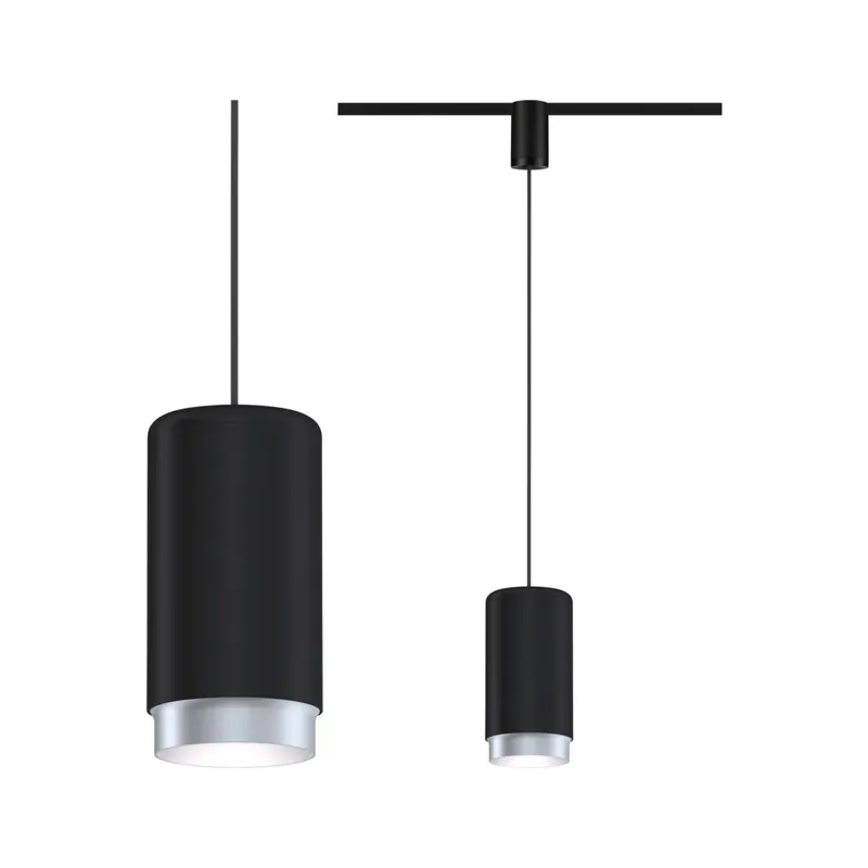 Paulmann Corus, černé závěsné svítidlo pro Urail, 1x50W E27, výška 27,2cm Expresní Doručení