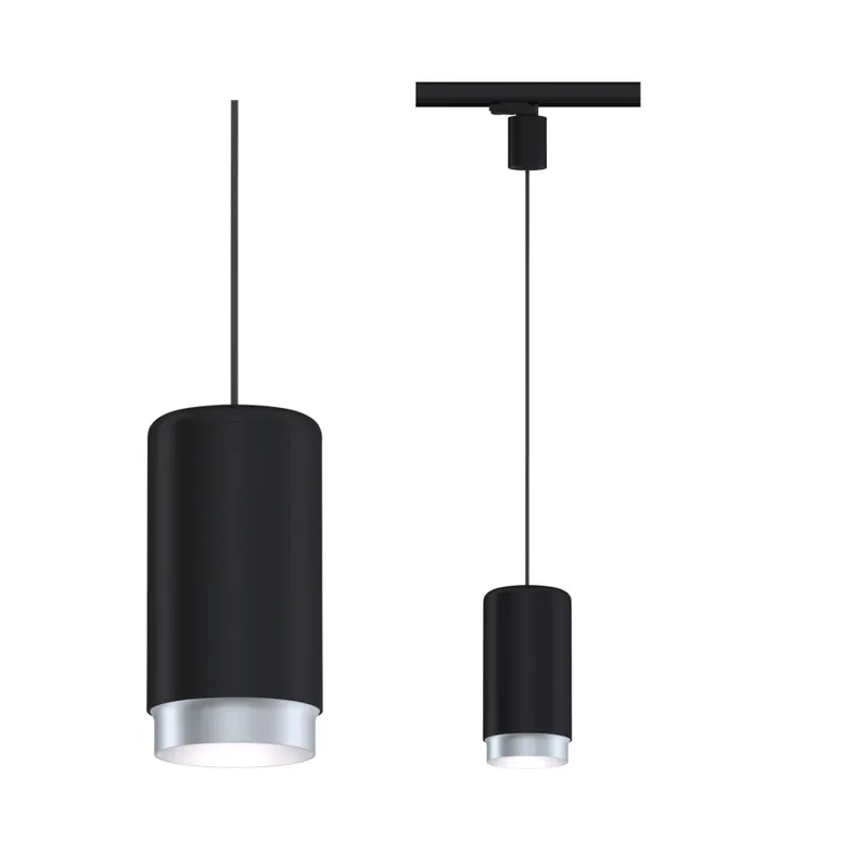 Paulmann ProRail3 Corus, černé závěsné svítidlo, 1x50W E27, výška 27,2cm Autentický