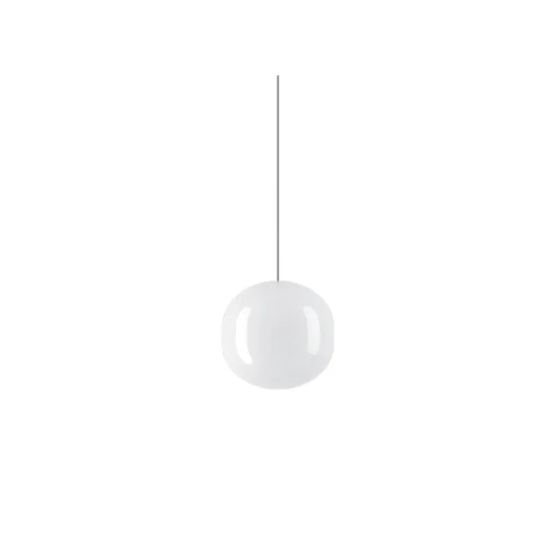 Lodes Volum 14, závěs z bílého foukaného skla, 1x15W E14, prům.14cm Finální Výprodej