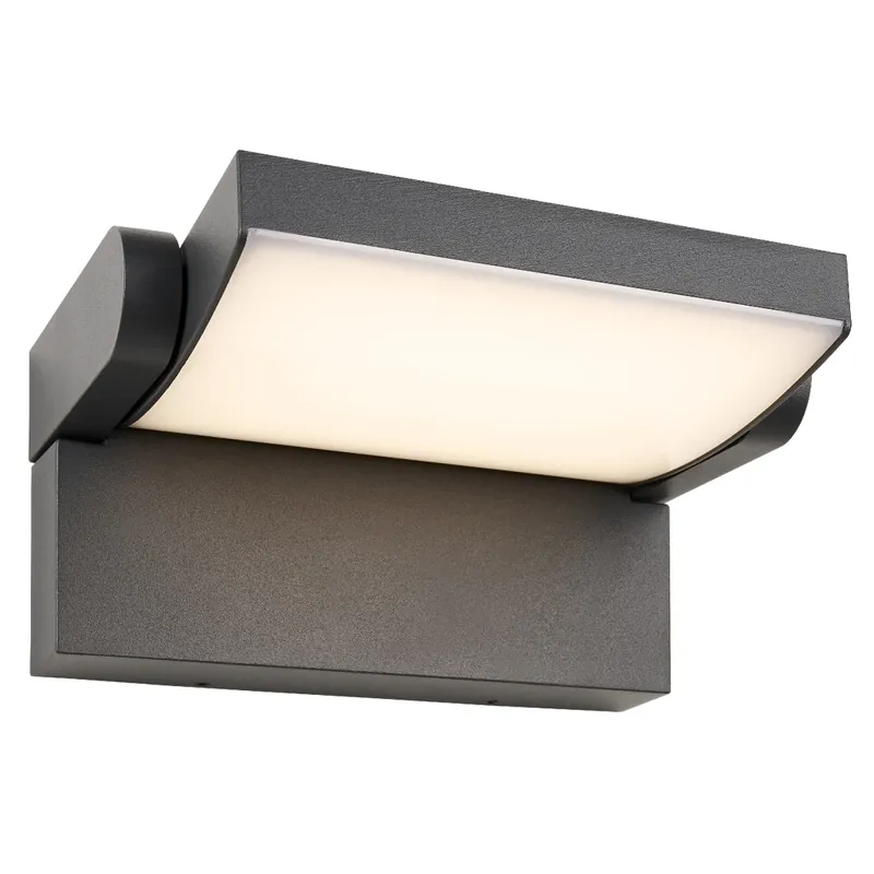 Venkovní nástěnný reflektor Ilas LED 12,5W, 3000K IP54, antracit Sezónní Sleva