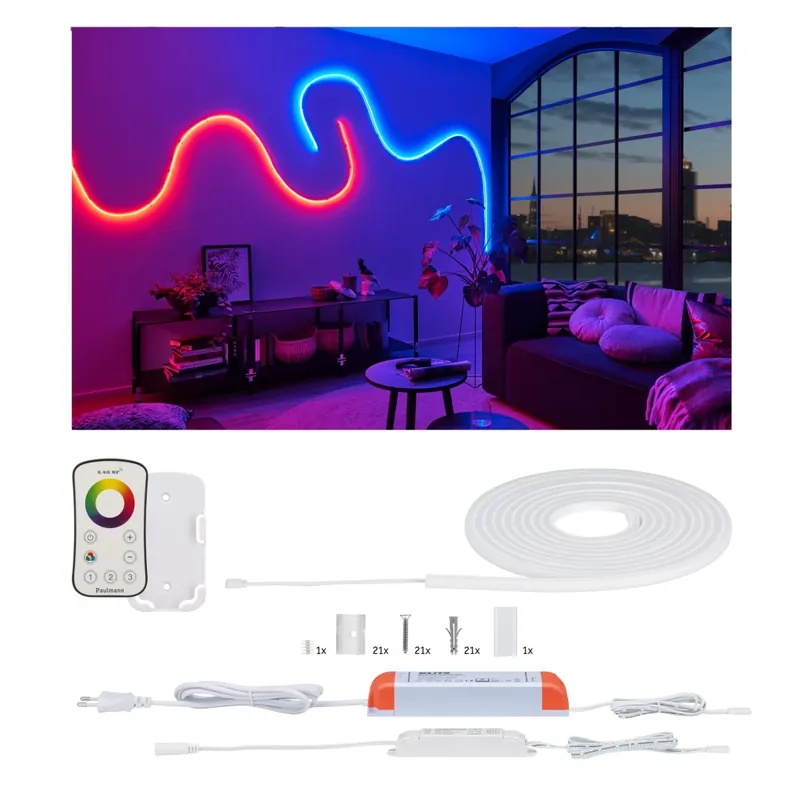 Tovární Cena Paulmann MaxLED Flow, LED pásek 43W RGB s trafem, 5m IP67