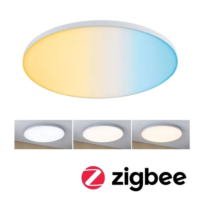 Paulmann Velora, subtilní stropní LED panel bez rámečku, 32W LED 2700-6500K ZigBee, prům.60cm Expresní Doručení