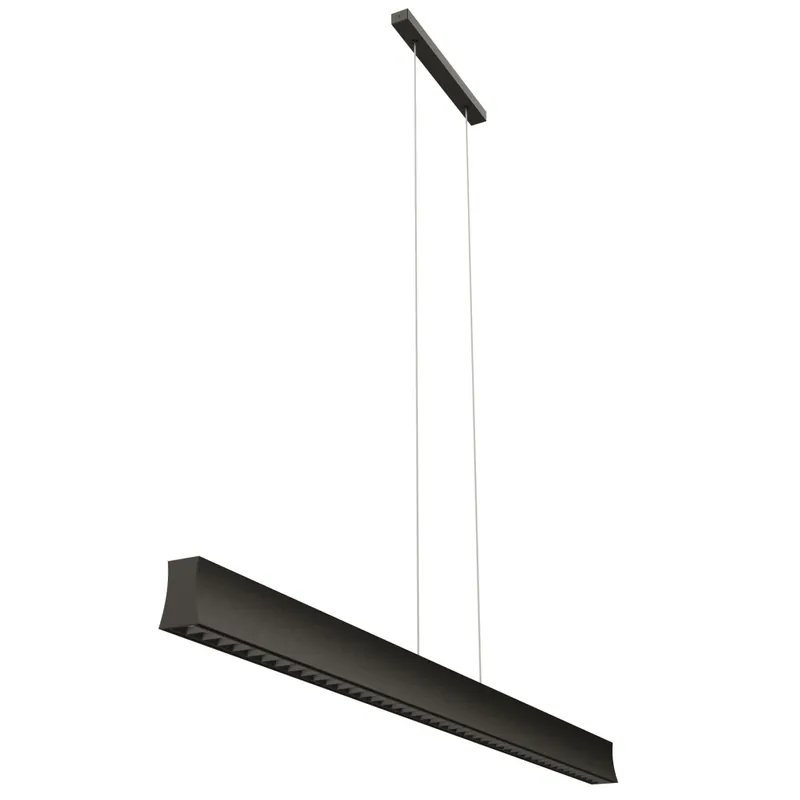 Mantra Hanok, lineární černé závěsné svítidlo LED 38W 4000K 50°, délka 120cm Časově Omezené