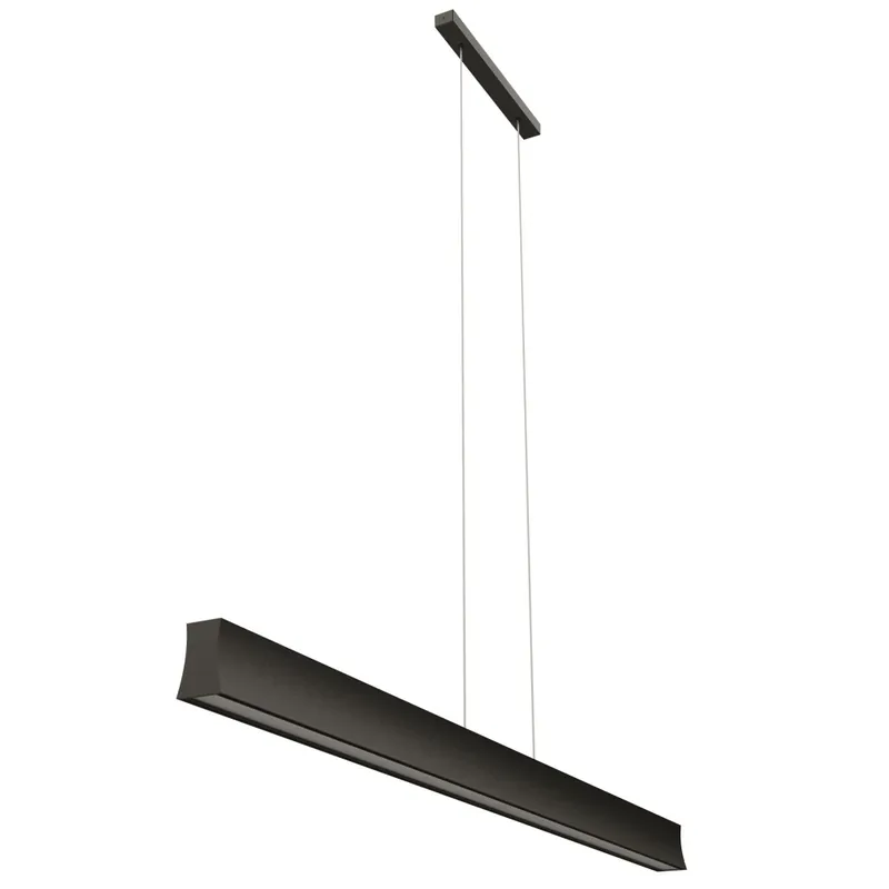 Mantra Hanok, lineární černé závěsné svítidlo LED 38W 3000K 110°, délka 120cm Levný