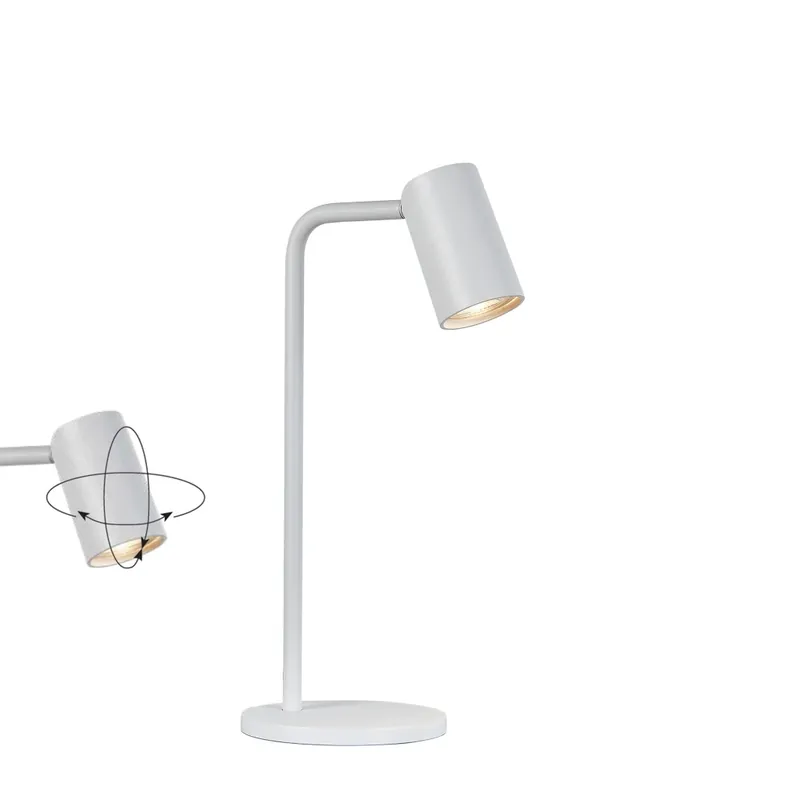 Mantra Sal, bílá stolní lampa s otočnou hlavou 1xGU10, výška 36,5cm Poslední Šance