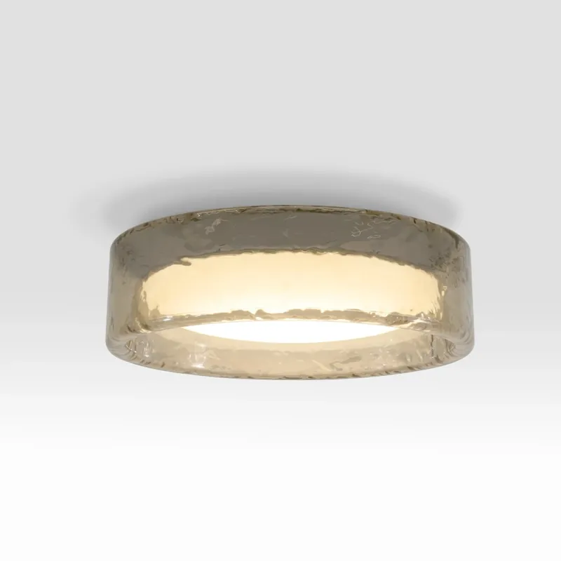 Výprodej Marset Ringo 90, stropní svítidlo ze světlekouřového skla, LED 49,7W 2700/3000/4000K, průměr 90cm, TRIAC