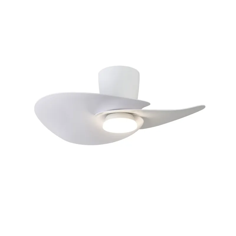 Tovární Cena Mantra Nenufar, designový ventilátor se svítidlem a dálk.ovladačem, LED 18W 3000-5000K, bílá, průměr 74cm