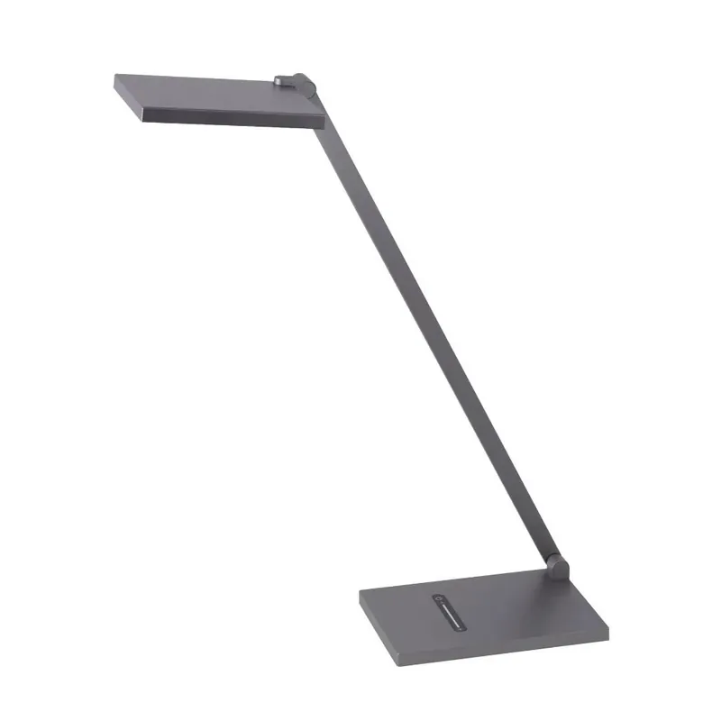 Objednat Nyní Fabas Zermatt, stmívatelná šedá stolní lampa, LED 10W, 3000/4000K, výška 45cm