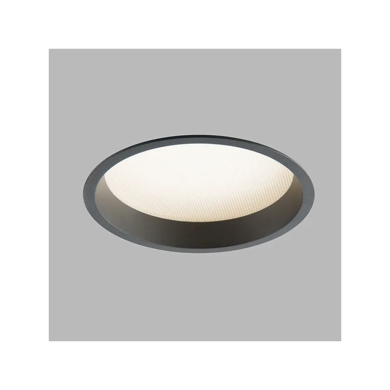 Super Cena LED2 Zeta 2 M, černé svítidlo pro zapuštění, 11/23W LED 2700K/3000K/4000K, ⌀17,6cm, IP44