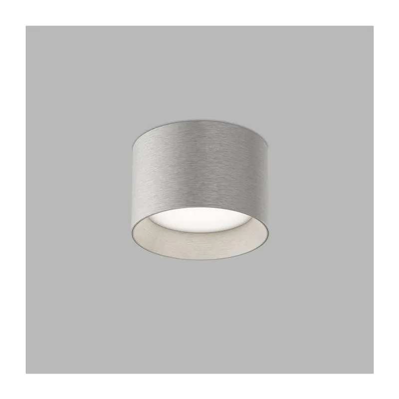 LED2 Zeta 2 ON S, niklové stropní svítidlo, 8/12W LED 2700K DALI/PUSH, ⌀12cm Výprodej