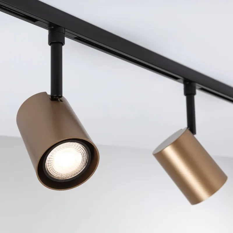 Víkendová Akce Paulmann Luxe, spot pro Urail system, max. 1x10W GU10, matná černá/matná zlatá