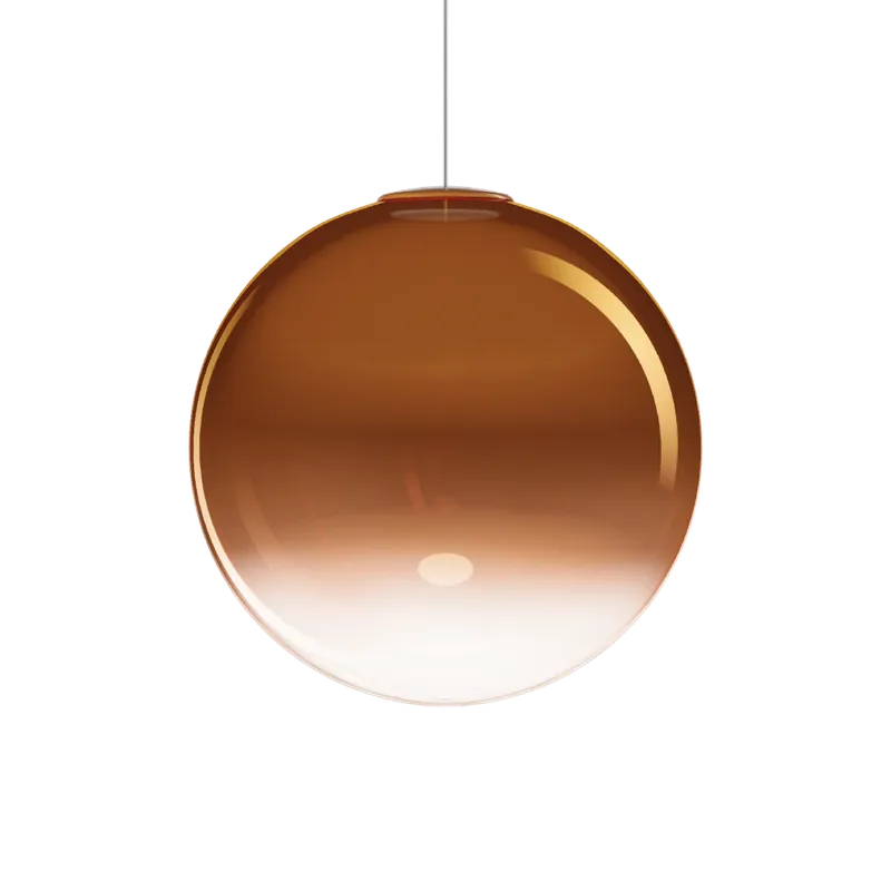Akční Nabídka Lodes Non Random 43, závěs z oranžového foukaného skla, 1x7W LED 2200/2700/3000K, prům.43cm