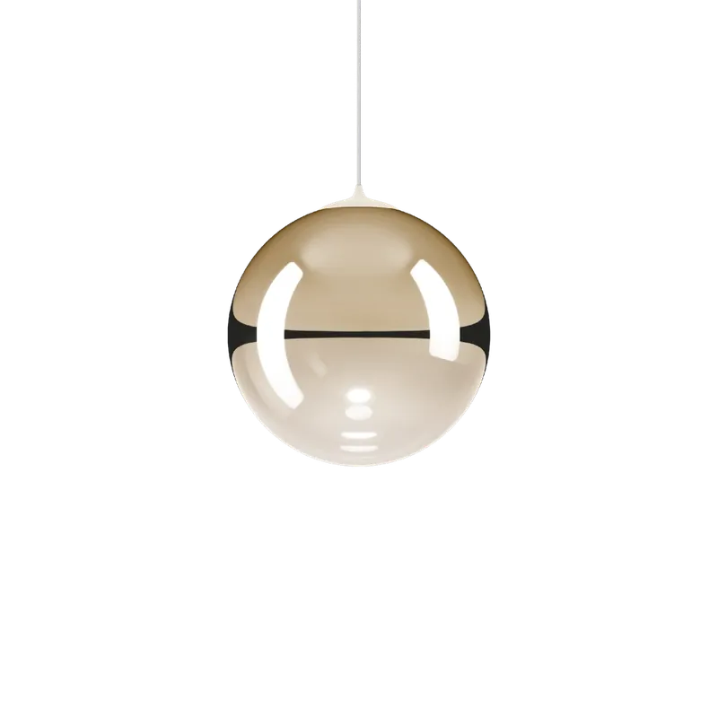 Přímo Od Výrobce Lodes Random Solo 23, závěs ze světle zlatého foukaného skla, 1x3W LED 2700K, prům.23cm
