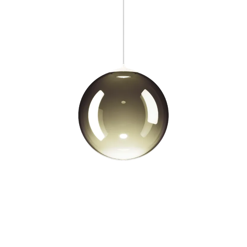 Lodes Random Solo 23, závěs ze zlatozeleného foukaného skla, 1x3W LED 2700K, prům.23cm Kup Teď